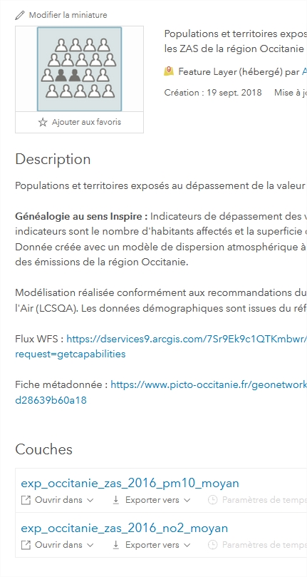 Feature service in AGOL